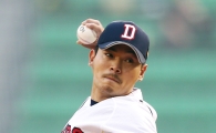 [포토] 노경은 '스윕을 막자!'