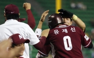 [포토] 넥센 동점 기쁨