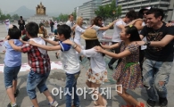 [포토]세종대왕님, 즐거우시죠?