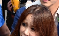 [포토]엄정화, 눈썹 염색 눈에 띄네~
