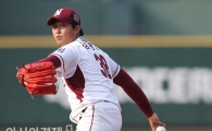 [포토] 넥센 선발투수 김영민 역투