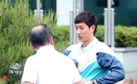 [포토] 지동원 '대표팀 잘 다녀오겠습니다'