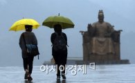 [포토]'우산 둘이 나란히 걸어갑니다'