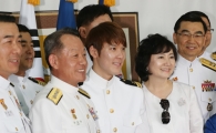 [포토] 박태환 '매너다리는 센스!'