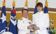 [포토] 마린보이 박태환, 해군 홍보대사 위촉