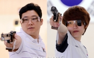 진종오·김장미, 한화회장배 사격 첫 날 동반 금메달