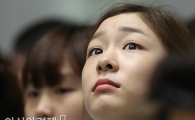 [포토] 놀란 표정 김연아