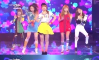 '뮤직뱅크' 포미닛, 화려한 의상+현란 퍼포먼스 '눈길'