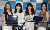 [포토]걸스데이, 한손에 들어오는 태블릿 PC