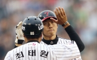 [포토] 2타점 김용의 '오늘은 내가 해결사!'