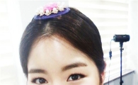 한지우, 단오 맞아 깜찍한 한복 셀카 공개