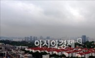 [포토]검은 먹구름, 서울 도심
