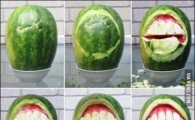 달콤한 웃음, 수박의 '깜짝 변신' 눈길