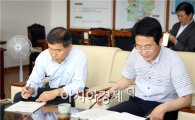 강진원 군수 - 황주홍 국회의원, 현안사업 해결 힘 모은다!