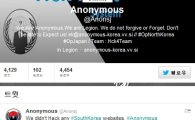 [6.25 해킹]어나니머스 추정 트위터 "남한 홈페이지 해킹한 적 없다"