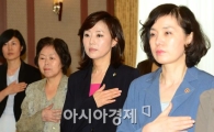 [포토]여성친화간담회 참석한 조윤선-이복실 