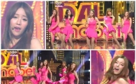 '뮤직뱅크' 달샤벳, 아찔한 치마댄스 '핫 핑크의 유혹'