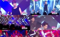 '음악중심' 엑소, 소녀팬들 녹이는 '폭발적 남성美'
