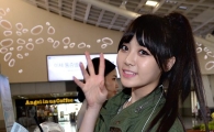 [포토]'걸스데이' 유라, 부산에서 만나요!