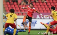 [포토] 선제골 터뜨리는 홍정호 '내가 포스트 홍명보!'
