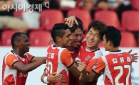 [포토] 홍정호 선제골 기쁨