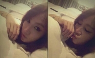 '씨스타' 소유 침대셀카, 누워서 찰칵 '물오른 미모' 