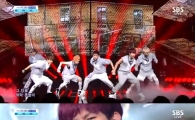 '인기가요' 엑소, 강렬한 카리스마 '발산'…소녀팬 '함성 폭발'