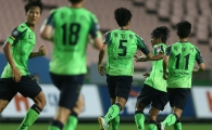[포토] 만회골 정인환 '기뻐할 시간이 없어'