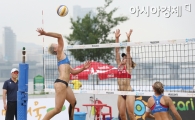 [포토] 도심 속 비치발리볼
