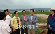 [포토]박준영 전남지사, 폭우피해 현장 방문