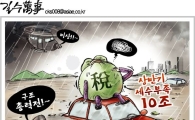 [아경만평]상반기 세수부족 10조라더니…'고립'
