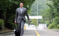 [포토] 박종우 '정장 입고 파주NFC 입소'