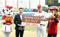 KIA타이거즈 김진우 선수, 롯데百 광주점 6월 MVP 수상
