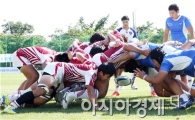 [포토]스크럼 짜는 럭비선수들
