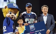 [포토] 이승엽 '홈런레이스 우승이요~'