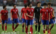 [포토] 무승부 홍명보호 '아쉬움 남네'