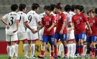 [포토] 패배가 아쉬운 태극낭자들
