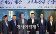[포토]경제5단체장, 교육부 장관 간담회