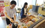 엔제리너스커피, 조식 베이커리 뷔페 운영