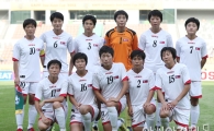 [포토] 일본전 준비하는 북한 여자 대표팀