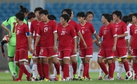 [포토] 중국에 1:0 승리 거둔 북한 