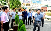 김성환 노원구청장, 마들역 보도 정비 현장 둘러봐 