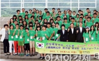 [포토]한일해협연안 8개 시도현 청소년 기념촬영