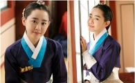 '불의 여신 정이' 문근영, 한복 입고 입술 쭉 '뽀뽀'