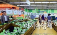 [포토]한산한 대형마트 채소 코너