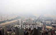 [포토]안개 속 폭염 서울 도시
