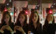 제시카 연속사진, "휴대폰 열중하는 모습도 예쁘네"