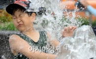 [포토]시원한 물세례 맞으며~