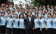 서진원 신한은행장, 연수중인 신입사원 격려