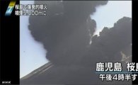 일본 사쿠라지마 화산 대폭발 